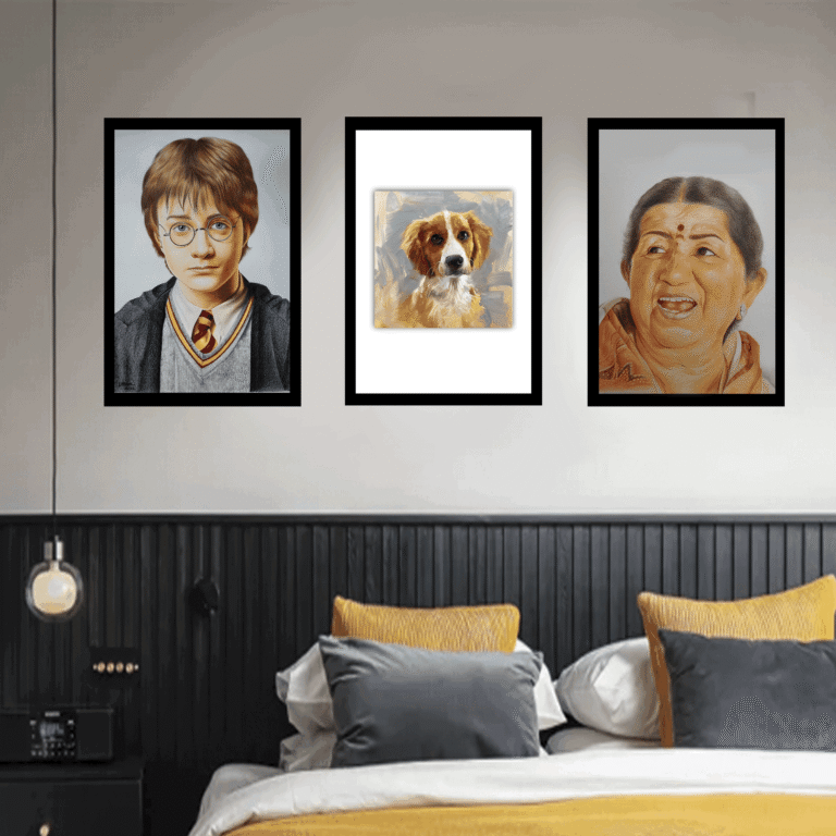 Digital Painting Models Sample Display Frame