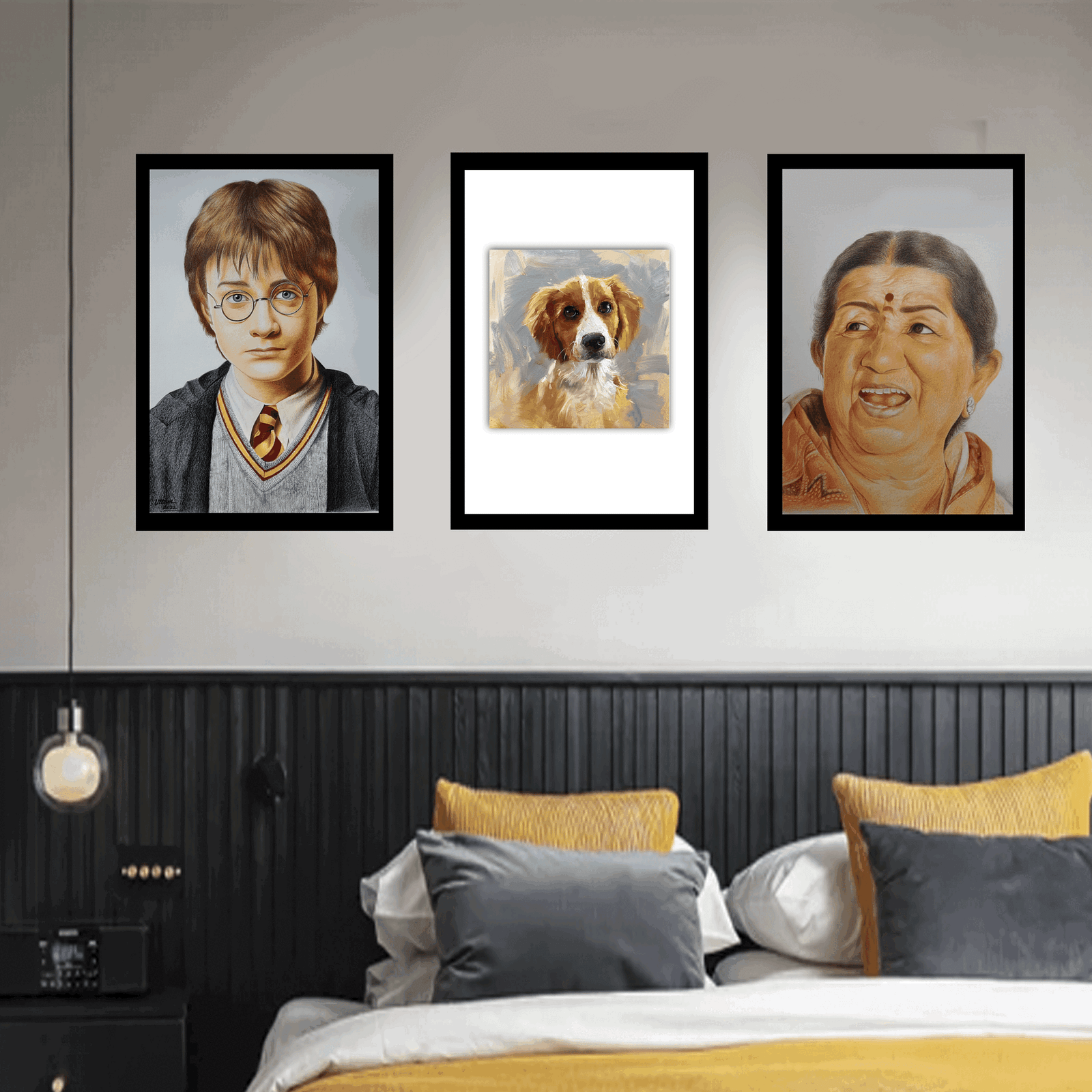 Digital Painting Models Sample Display Frame