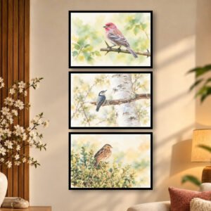 Colorful Songbird, Woodland Bird & Garden Sparrow