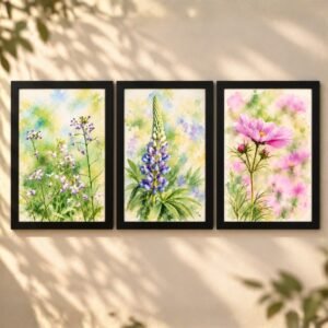Botanical Flower Wall Art